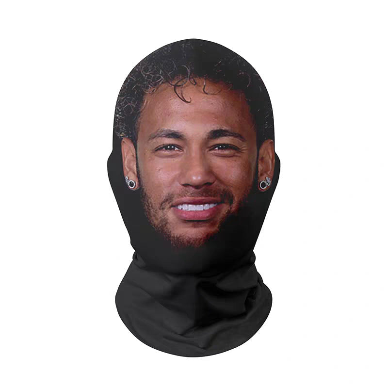 🔥2026 Hot Sale🎭3Pcs Funny Printed Full Face Mesh Mask – Breathable Cosplay Hood for Parties & Street Style