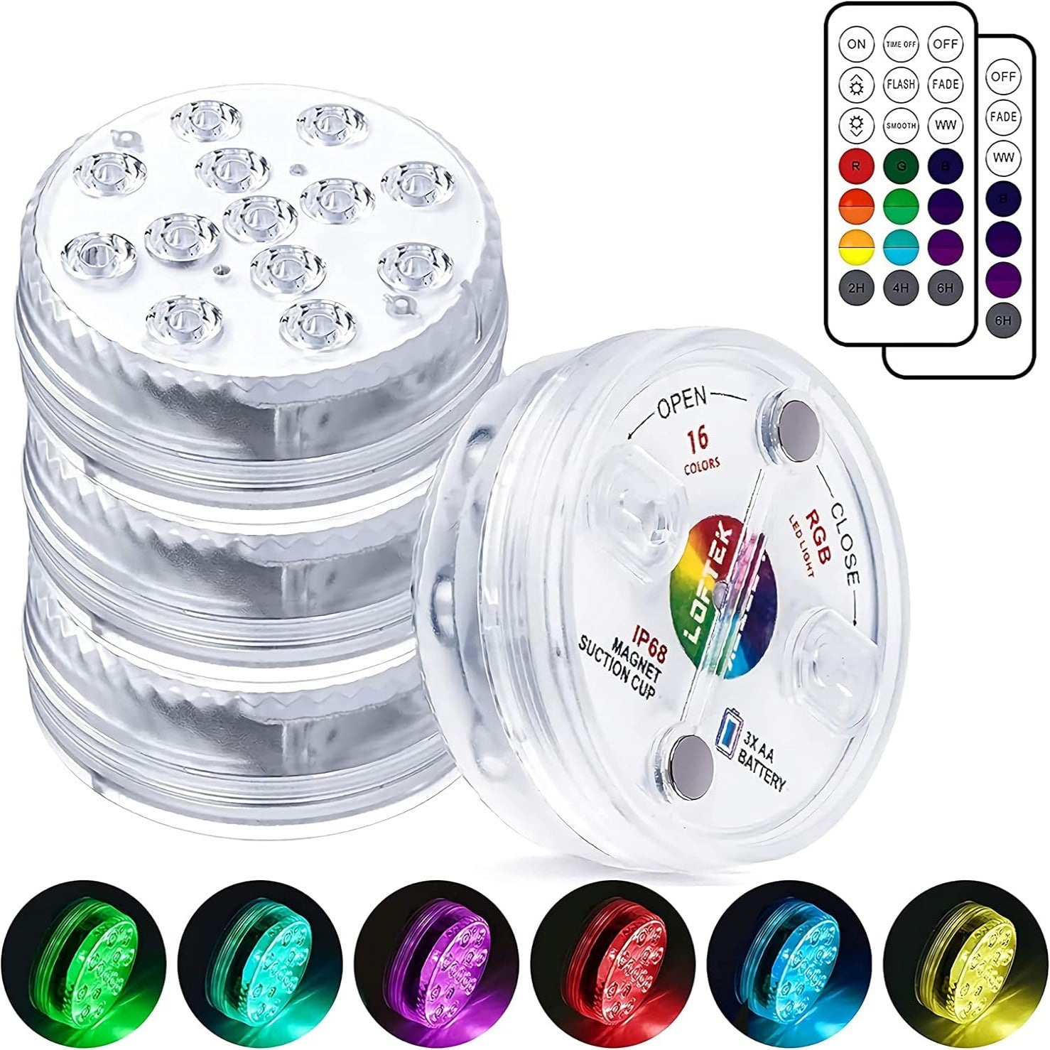 ⚡Hot Sales 59% OFF💥Submersible LED Pool Lights (RF Remote Control )