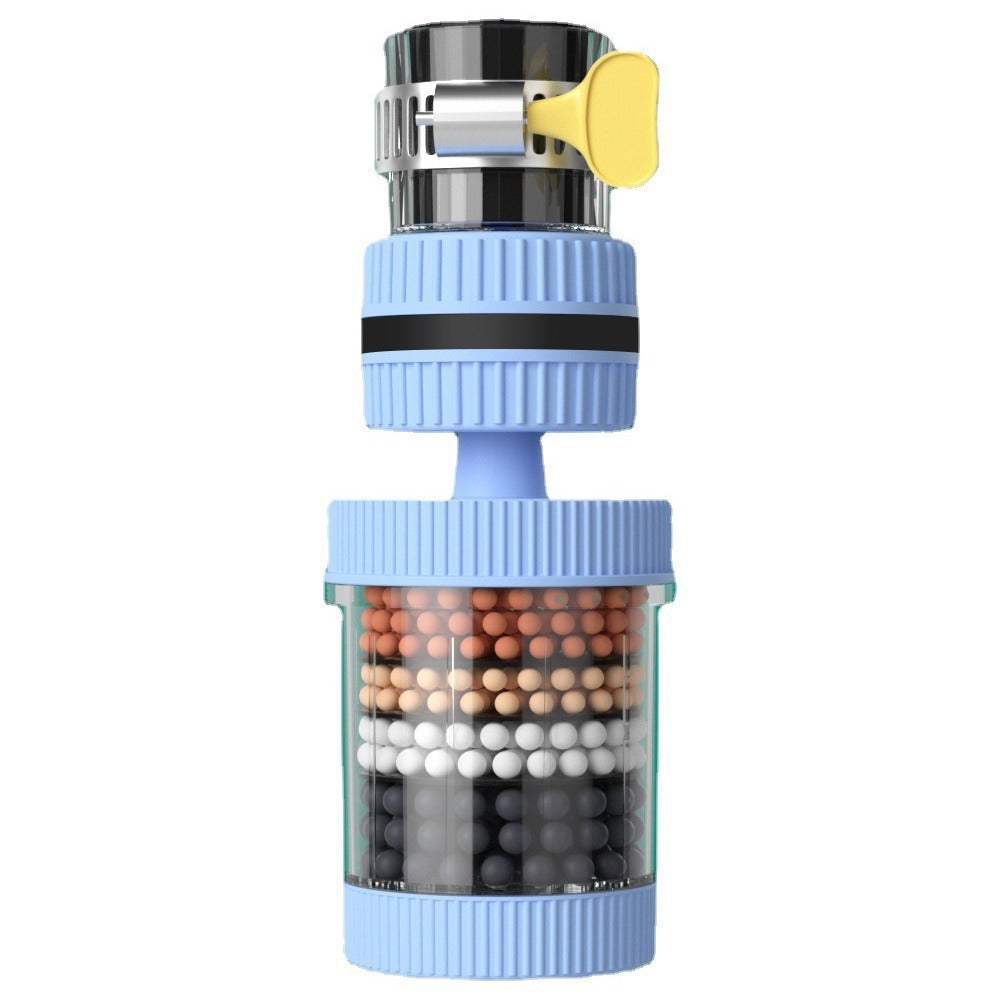 💧 Premium 6-Stage Faucet Water Filter with 360° Swivel – Splash-Free Rinsing for Fruits, Vegetables & Dishes, 1-Pack 🥬🍽️
