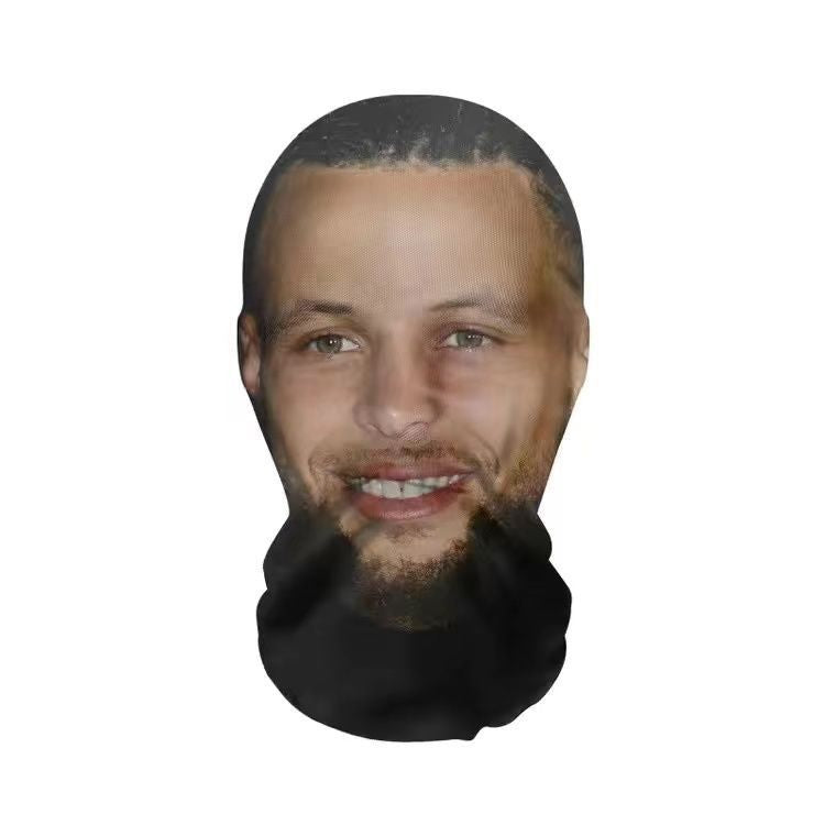 🔥2026 Hot Sale🎭3Pcs Funny Printed Full Face Mesh Mask – Breathable Cosplay Hood for Parties & Street Style