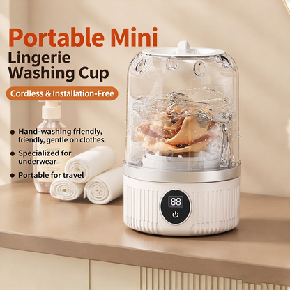 ✈️ Travel Mini Laundry Washer with USB-C Charging