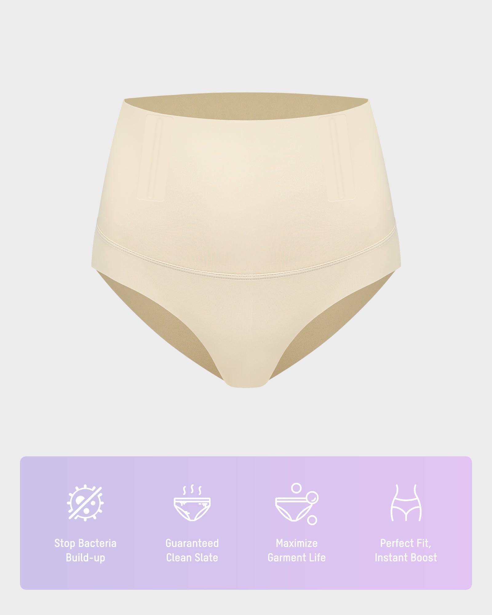 High Waist Seamless Tummy Control Panties (5 Pack)