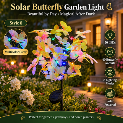 🦋✨ 50% OFF – Solar Butterfly Garden Lights | Beautiful by Day, Magical After Dark