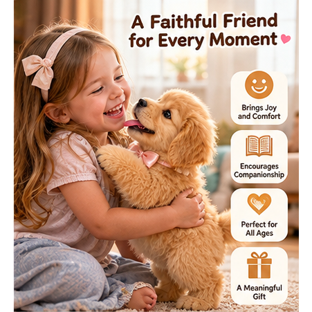 🎄49% OFF🐕🐾 Realistic Robot Golden Retriever Puppy