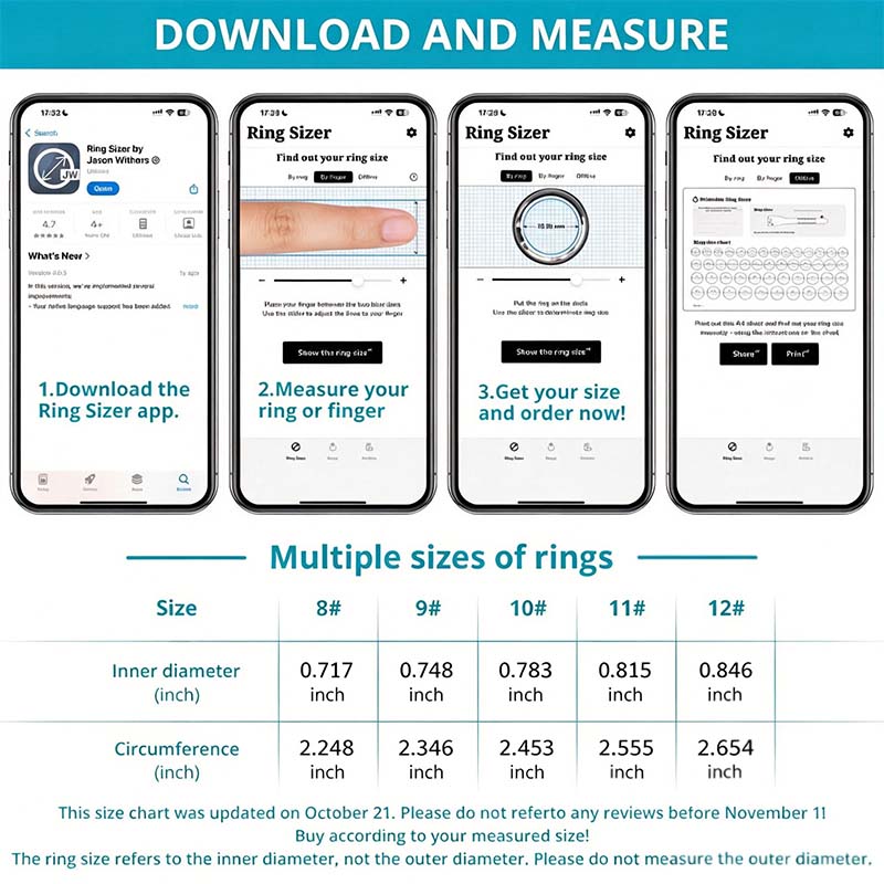💍 5ATM Smart Ring with App Tracking – Sleep, Activity & Fitness