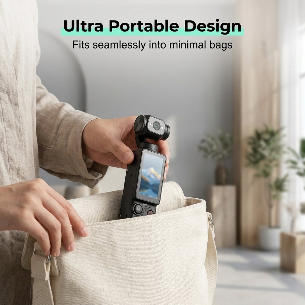 2026 Newest Xtra Pro — 2.5K AI Pocket Camera with 180° Rotating Lens