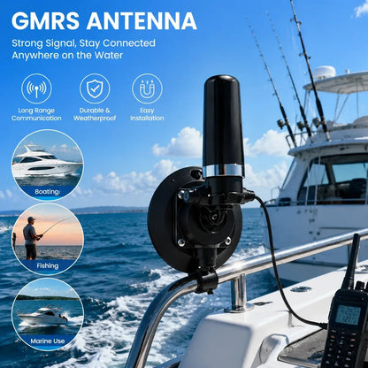 🔥🔥 50% OFF - Universal GMRS Antenna Mount – Heavy-Duty Radio Antenna Bracket for Cars, SUVs, Trucks, Off-Road Vehicles & Boats