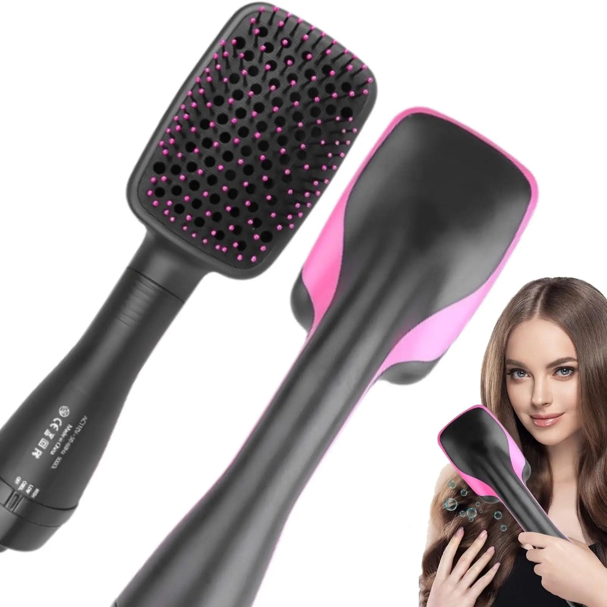 🔥2-in-1 Hot Air Brush – Hair Dryer & Straightening Styling Comb