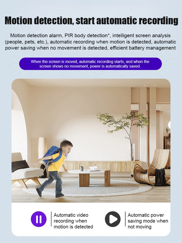 ⚡Hot Sales 49% OFF🔥[Hidden camera HD night vision]No WIFI or electricity required💯 Home Security & Real-Time Monitoring System