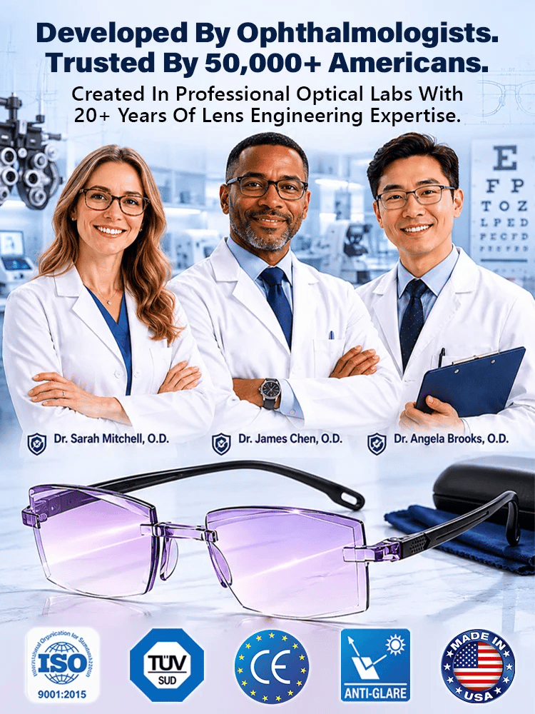 [🏅Regain Your Youthful Vision] Smart Zoom Diamond-Cut Reading Glasses