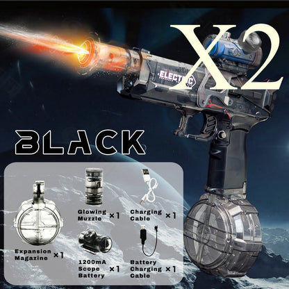 💦 Automatic Electric Water Blaster – High-Capacity Space Ring Pistol for Summer Beach & Pool Play ☀️