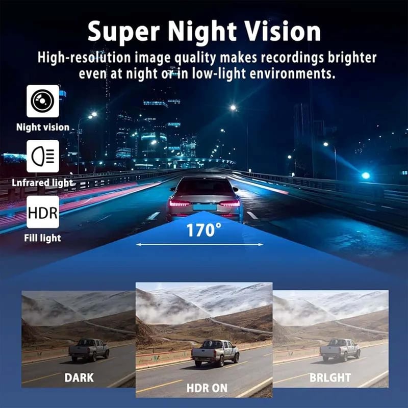 🎁Flash Sale Final Day⚡Save 49% 🔥Full View Car Dashcam System