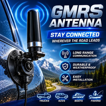 🔥🔥 50% OFF - Universal GMRS Antenna Mount – Heavy-Duty Radio Antenna Bracket for Cars, SUVs, Trucks, Off-Road Vehicles & Boats
