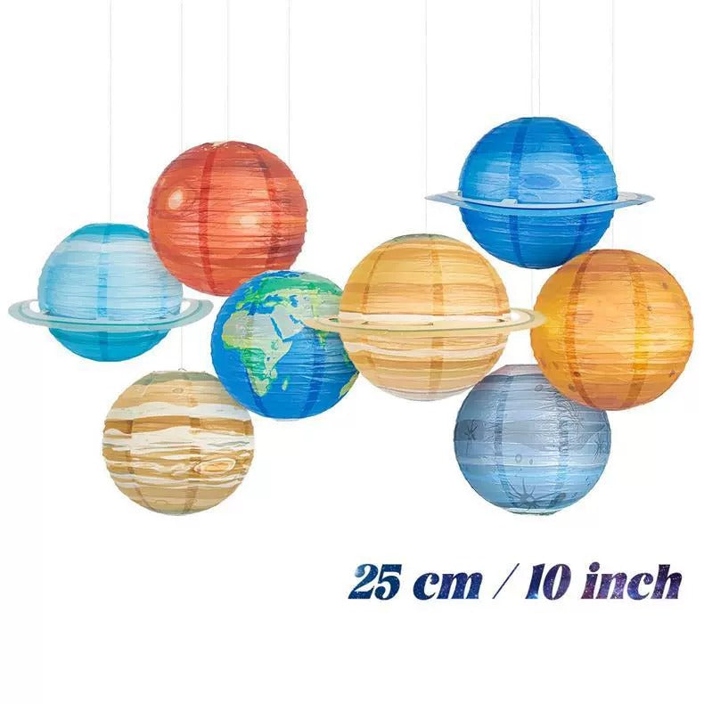 🪐8-Piece Solar System Planet Lantern Set for Room & Party Decor