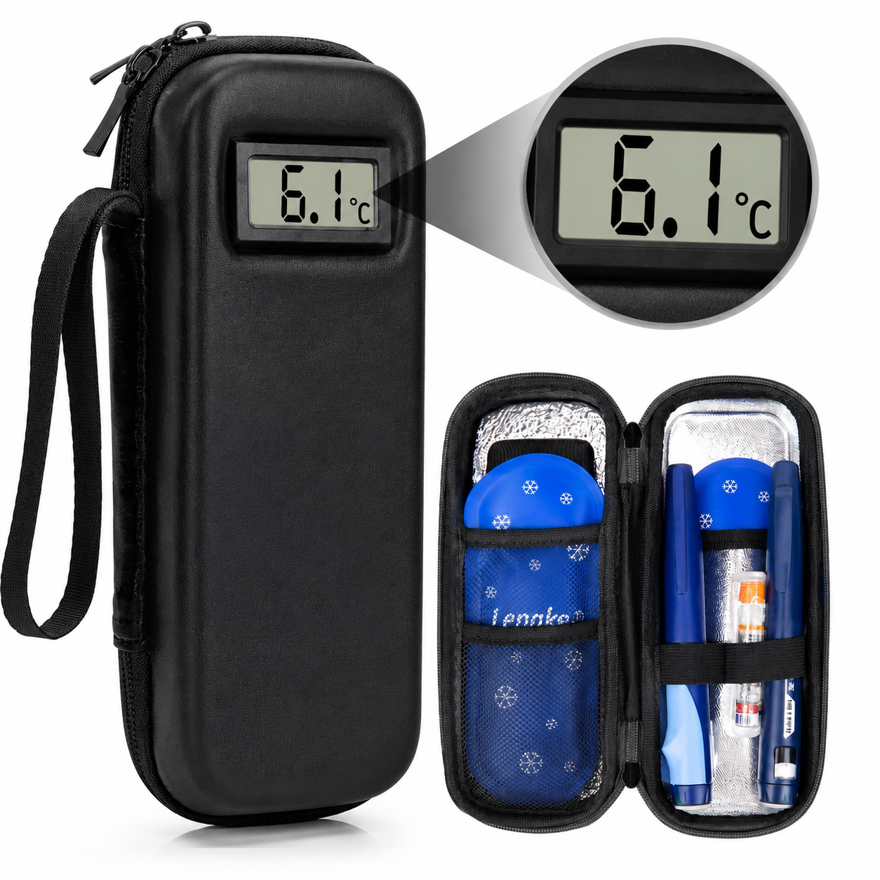 ❄️Ensuring medical-grade safety💊Insulin Cooling Safe Pack Bag