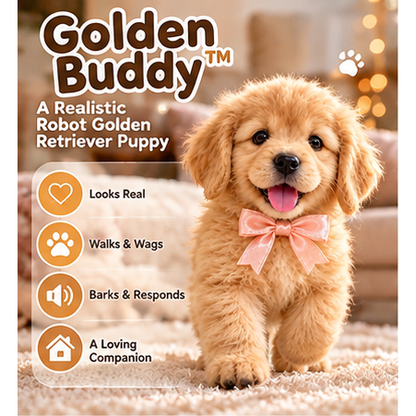 🎄49% OFF🐕🐾 Realistic Robot Golden Retriever Puppy
