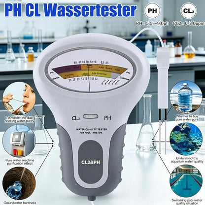 🏊💧LAST DAY 50% OFF🔥🏊 pH and chlorine tester for swimming pools – Accurate measurement of pH and chlorine levels in your swimming pool – simple, quick and reliable.