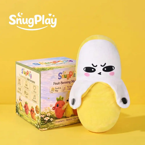 3-Piece Fruit & Vegetable Interactive Musical Sensory Plush Toy Set