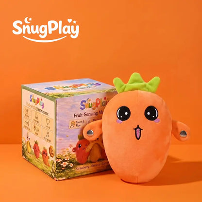 3-Piece Fruit & Vegetable Interactive Musical Sensory Plush Toy Set