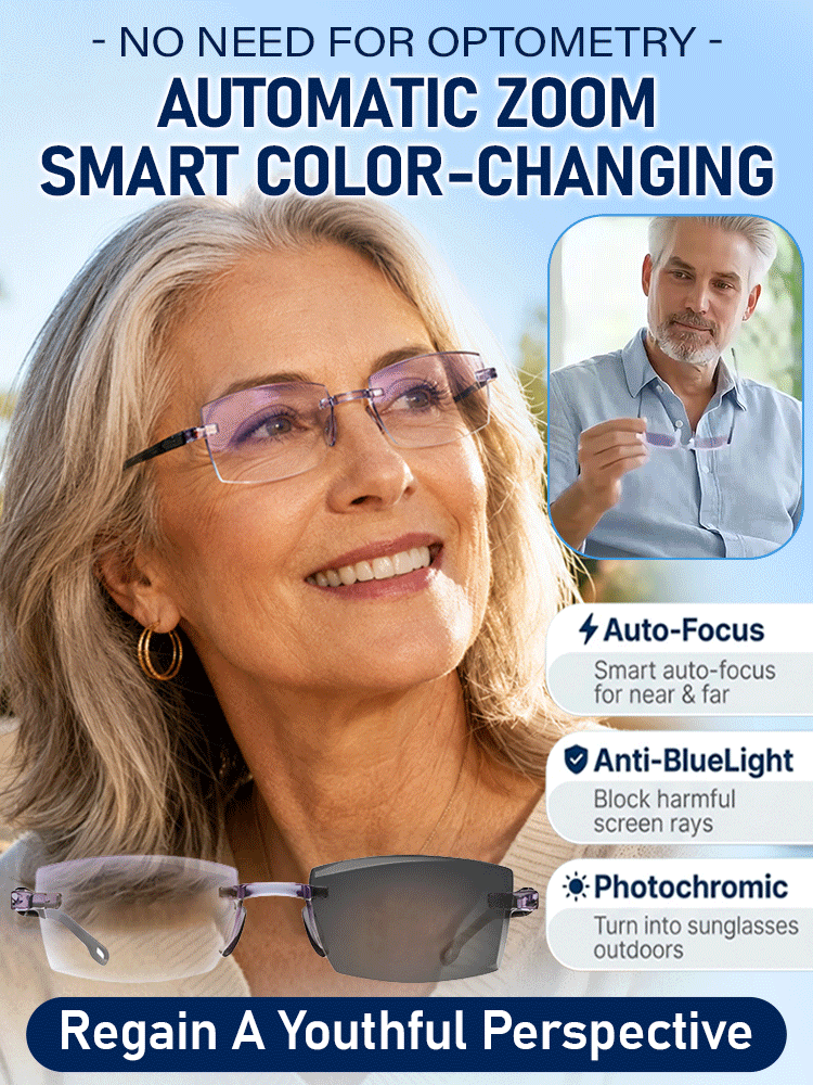 [🏅Regain Your Youthful Vision] Smart Zoom Diamond-Cut Reading Glasses