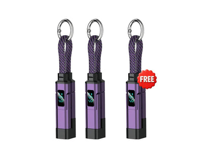 ⏰Limited Time SALE 50% OFF🔥4-in-1 Digital Display Keychain Charging Cable