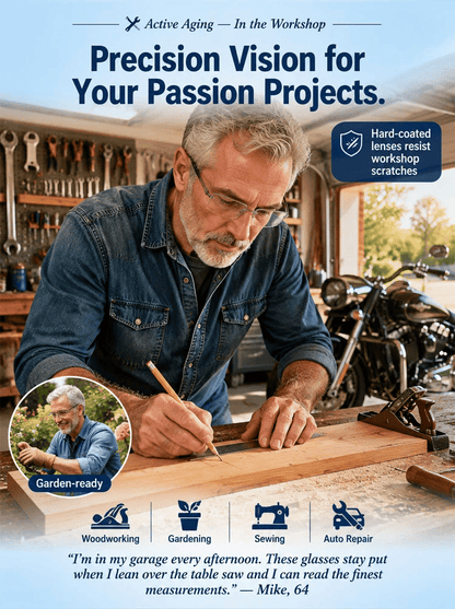 [🏅Regain Your Youthful Vision] Smart Zoom Diamond-Cut Reading Glasses