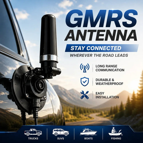 🔥🔥 50% OFF - Universal GMRS Antenna Mount – Heavy-Duty Radio Antenna Bracket for Cars, SUVs, Trucks, Off-Road Vehicles & Boats