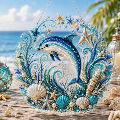 🔥  🌊✨Ocean Pearl Art DIY Hanging Ornament Kit