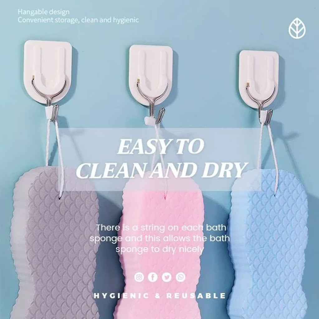 ⏳Limited-time 59% off⏰🧽Magic Exfoliating Bath Sponge - Super Soft Exfoliating&Skin Friendly🩵 🧼