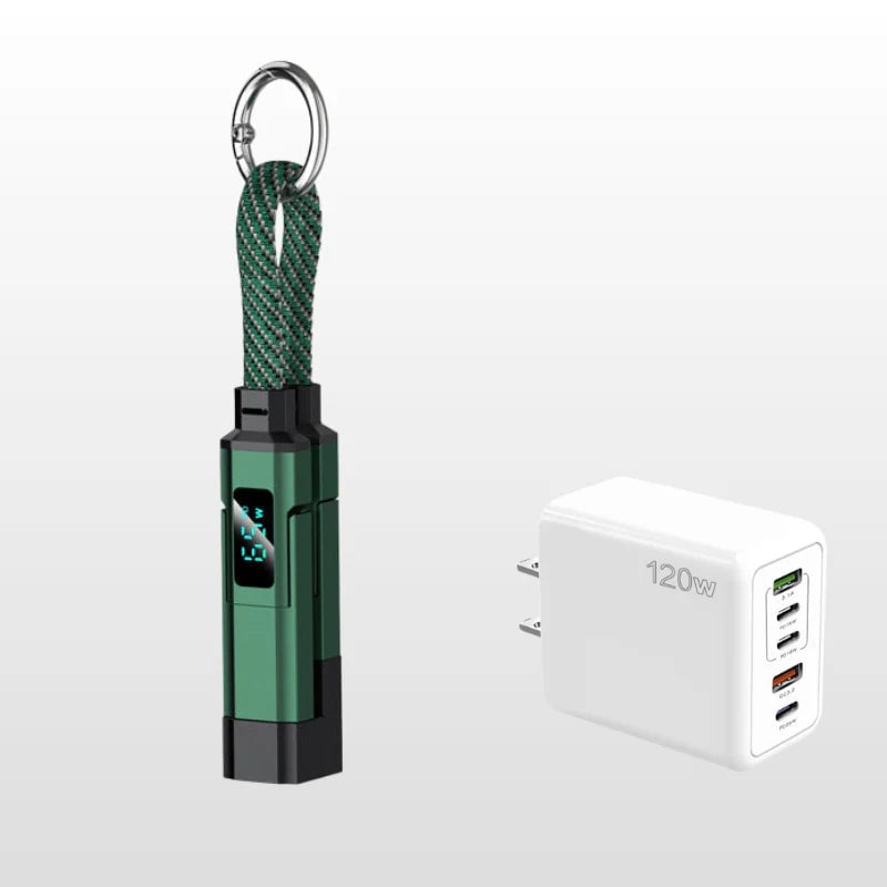 ⏰Limited Time SALE 50% OFF🔥4-in-1 Digital Display Keychain Charging Cable