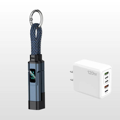 ⏰Limited Time SALE 50% OFF🔥4-in-1 Digital Display Keychain Charging Cable
