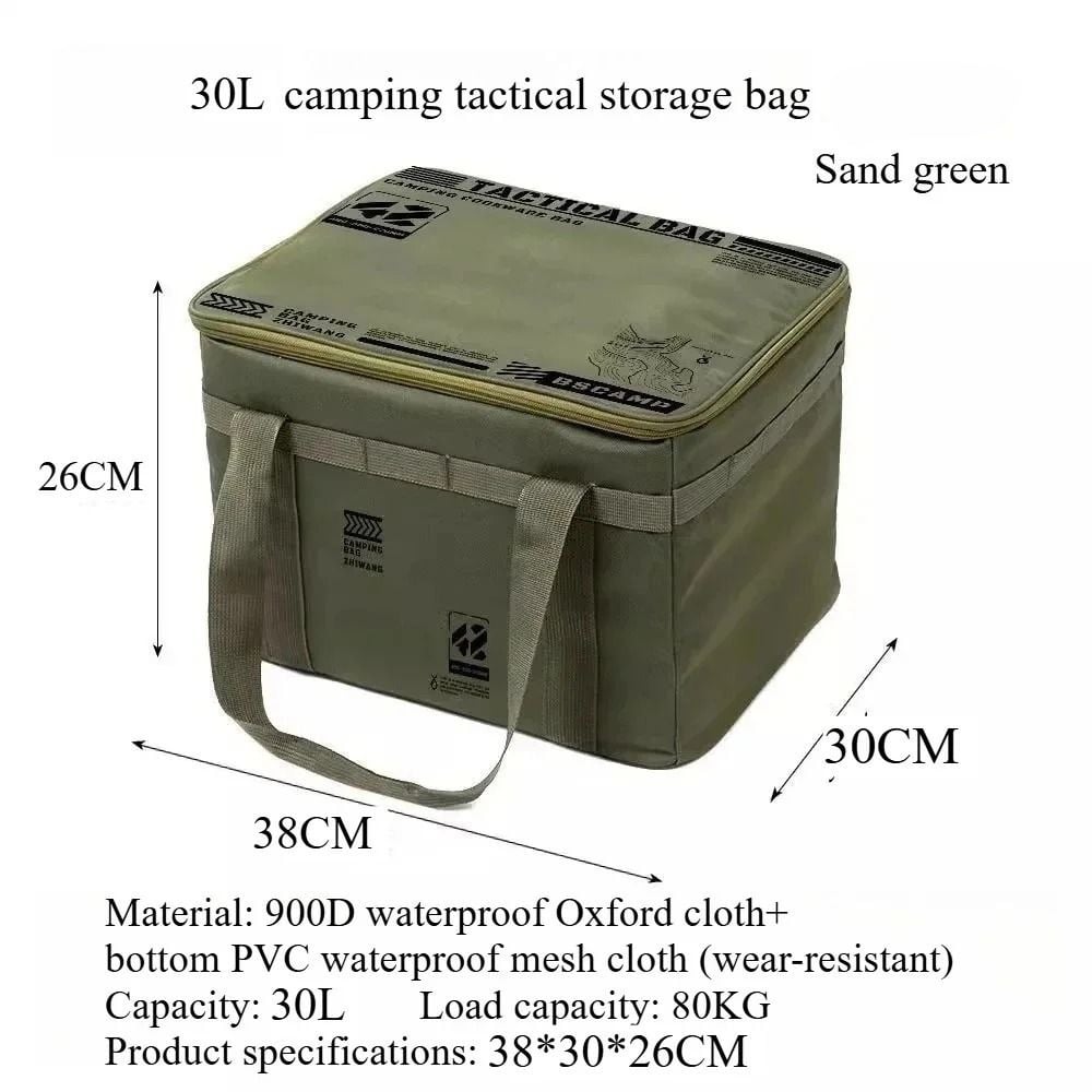 🔥Hot Sale 49% OFF🔥Large Capacity Outdoor Folding Storage Bag Waterproof Portable Camping & Picnic Organizer