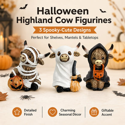 🎃Last Day 60% OFF🐮 Bring Home the Cutest Highland Cow Halloween Vibe