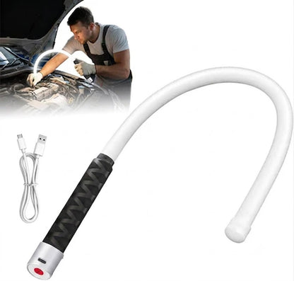 Flexible LED Flashlight Stick, 27" Bendable Mechanic Work Light High Lumen Professional Light 3 Lighting Modes Automotive Illumination Tool for Mechanic Car Repairs Under Hood Garage Inspection
