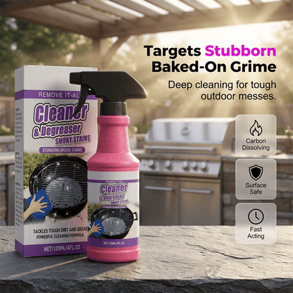 🔥Flash Sale⚡️Heavy Duty Grill Grease Destroyer Spray - No Scrubbing, Cuts Grease In Seconds💧