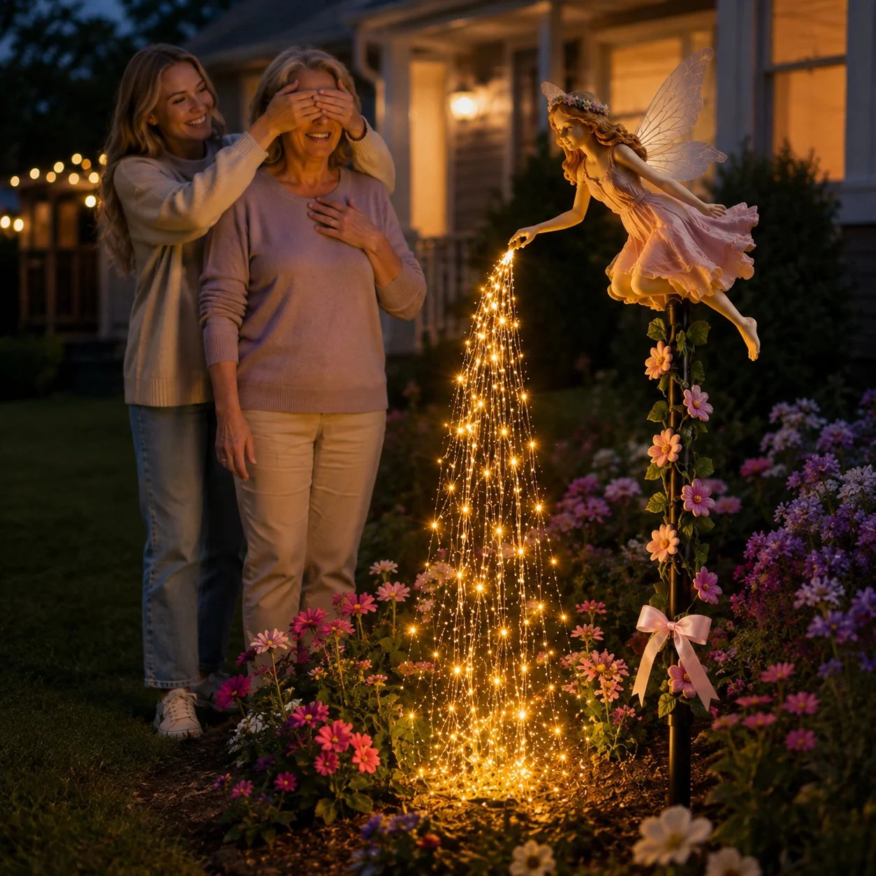 🔥Today 49% OFF🧚‍♀️Fairy Sprinkling Magic Dust Garden Light🌸