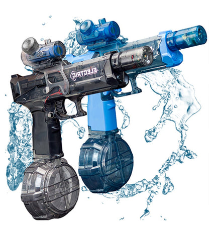 💦 Automatic Electric Water Blaster – High-Capacity Space Ring Pistol for Summer Beach & Pool Play ☀️