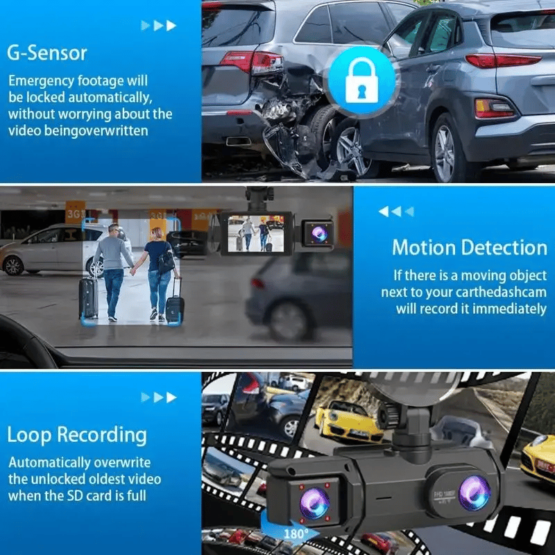 🔥 Flash Sale-60% Off 🚗Full View Car Dashcam System