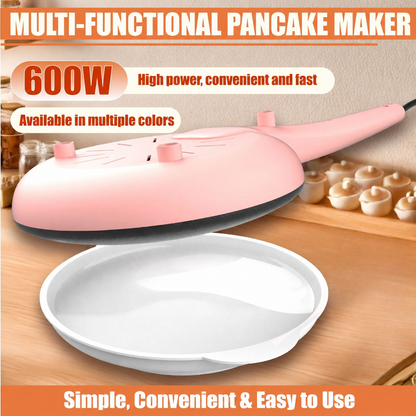 Portable 8-Inch Electric Crepe Maker – Quick Heat & Nonstick
