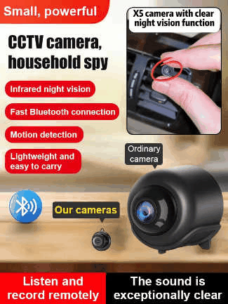 📷 Mini cámara WiFi | 1080P HD, visión nocturna y fácil configuración inalámbrica