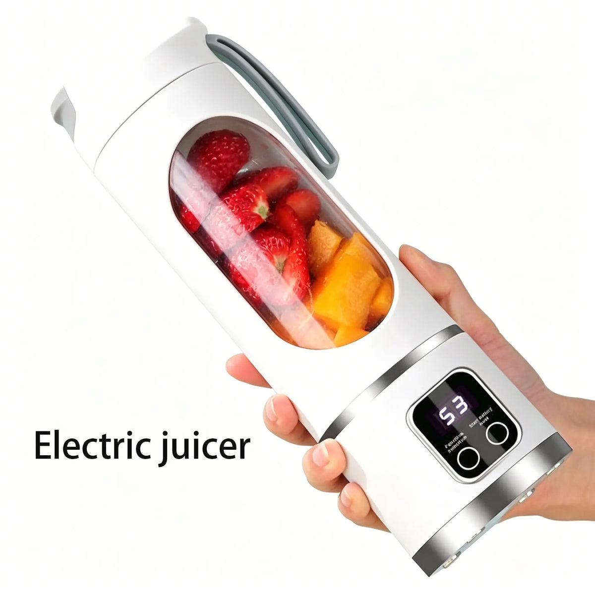Smart Portable Blender – USB Rechargeable Personal Smoothie Maker with Digital Display