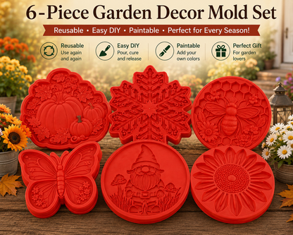 🔥LAST DAY 49% OFF - 🌻 Reusable Garden Art Mold – Make Your Garden Truly One of a Kind