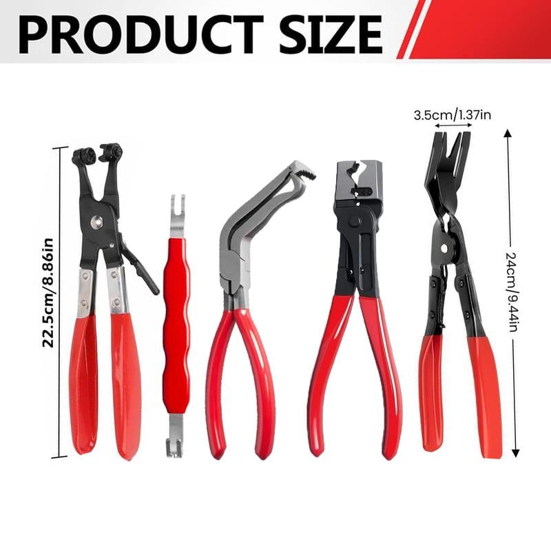 🔥LAST DAY SALE 50% OFF🛠️Automotive Electrical Disconnect & Trim Clip Pliers Set