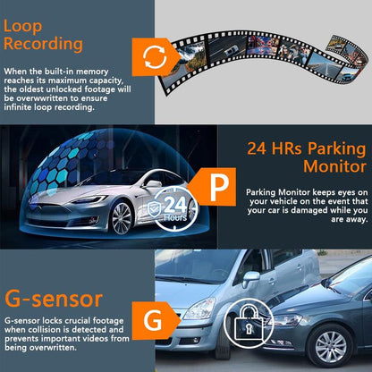 🎁Flash Sale Final Day⚡Save 49% 🔥Full View Car Dashcam System