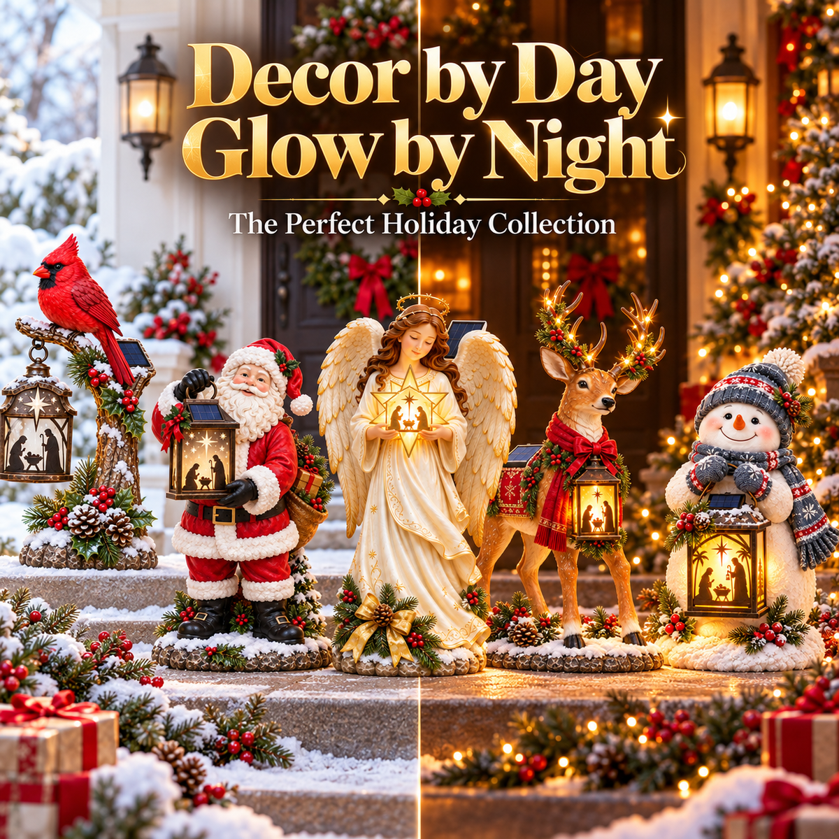 🔥Last Day 49% OFF✨ Holy Night Christmas Solar Lights | Lighted Nativity Outdoor Decor