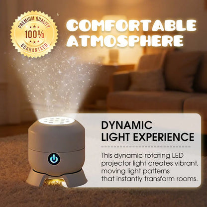 🌊 Dynamic Ocean Wave Projector Light – Rotating LED Room & Ceiling Lamp