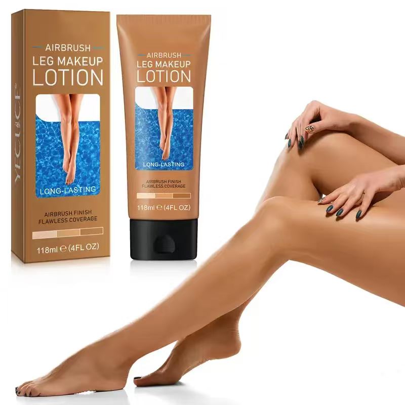 Waterproof Leg and Body Makeup, Long-lasting 24-Hour Coverage for Skin Imperfections Concealer for Veins, Scars, and Tattoos