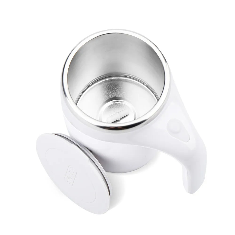 ☕ Self-Stirring Mug – One-Touch Automatic Mixing Cup for Coffee, Protein Shakes & More