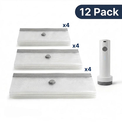 🔥 The Storage Solution Every Home Needs Cordless Vacuum Compression Bag Set