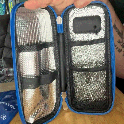 ❄️Ensuring medical-grade safety💊Insulin Cooling Safe Pack Bag